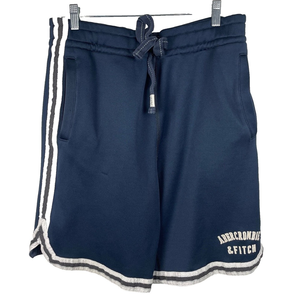 ABERCROMBIE AND FITCH Shorts Mens XS VINTAGE Y2K Blue Activewear Athleisure